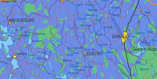 Zeige eine interaktive Karte der Seen